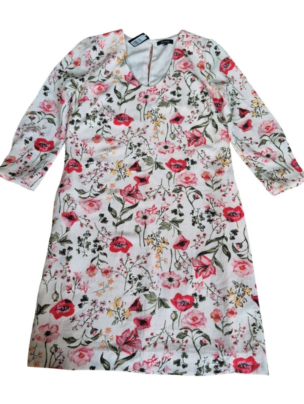 NWT RW&Co. Size XXS Pretty Floral Dress Lined